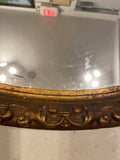 oval gilt mirror