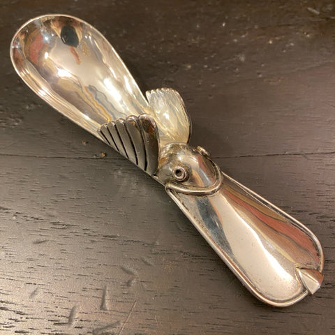 Sterling silver "Aztec Duck" spoon by William Spratling