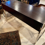 Mitchell gold chrome and wood desk