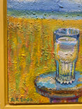 Painting 'Heat' by Richard Fraenkel