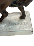 Paul Herzel Bronze Horse Sculpture