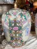 Pair of Chinese Famille Rose Ginger Jars