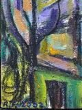 Painting 'Facades' by Richard Fraenkel