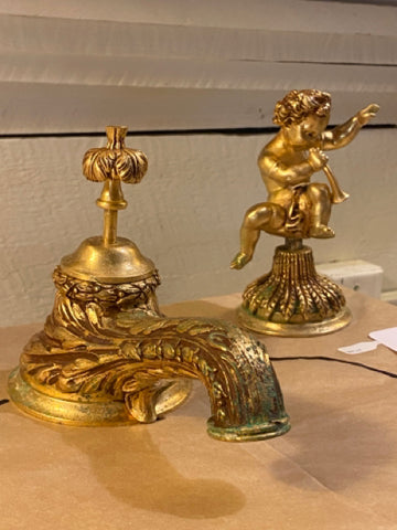 24 k gold plated faucet fixtures by Sherle Wagner