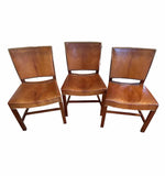 Set of six iconic Kaare Klint The Red Chairs