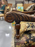 ITALIAN CARVED STRAIGHT BACK CHAIR