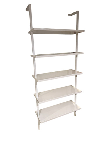 CB2 White Bookcase