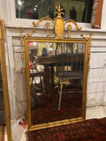 large gold frame with mirror as is