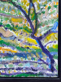 Painting 'Field, Mallemort France' by Richard Fraenkel