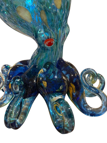 Glass art octopus by Anchor Bend Glassworks