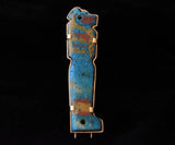 14k Ancient Egyptian Faience Funerary Figurine Pendant