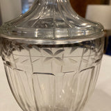 ANTIQUE HEISEY GLASS  LIDDED CANDY JAR