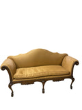 English Chippendale Hoof Footed Sofa