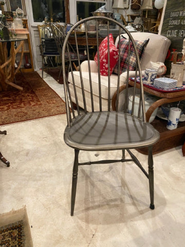 set of 4 metal windsor chairs