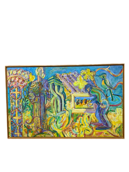 Painting 'Remembering' by Richard Fraenkel