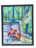 Painting 'Memory, Terrace' by Richard Fraenkel