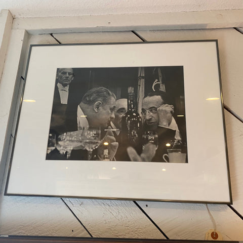 Phtograph French PM Andre Tardieu Paris 1932 signed & printed by Lucien Aigner