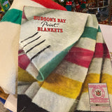 Vintage Hudson's Bay wool 6 point blanket