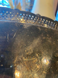 silver plate tray