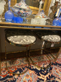 pair of milo baughman cantilever stools