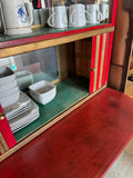 Red hoosier cabinet