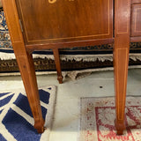 Intricate Inlaid Sideboard with Six Drawers and Two Cabinets