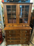 American Federal Style Step Back Hutch