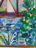 Painting of Untitled Bridge December, 22, 1982 by Richard Fraenkel