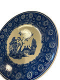 Blue Willow blue and white plate