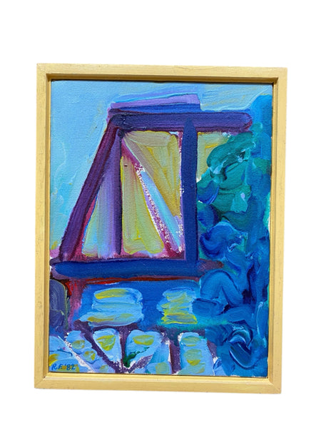 Painting of Untitled Bridge December, 22, 1982 by Richard Fraenkel