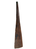Primitive wooden paddle attributed to a whale blubber tool