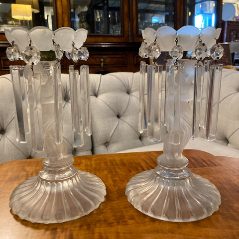 Baccarat candle holders