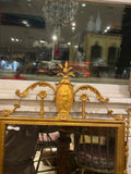 large gold frame with mirror as is