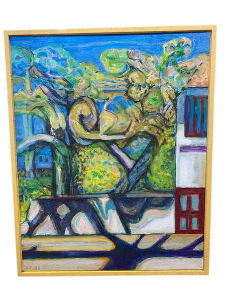 Painting 'At Home' by Richard Fraenkel