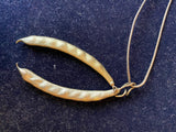 Michael Michaud peapod necklace