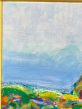 Painting of Flower Fields and Hedgerow by Richard Fraenkel