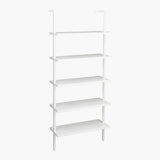 CB2 White Bookcase