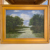 J. Seymour landscape oil painting