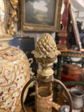 PAIR OF GOLDEN LION TABLE LAMPS