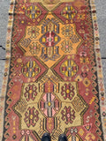 Kilim Rug With Geometric Pattern