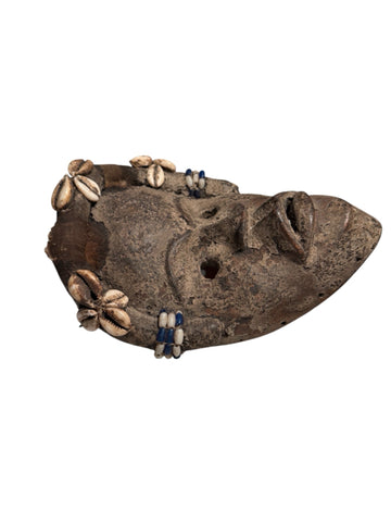 African Dan Mask With Shells