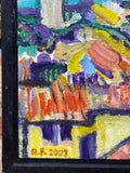 Painting 'Memory Provence' '03 by Richard Fraenkel