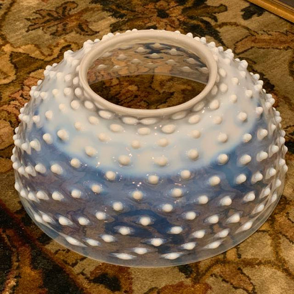 Victorian Opalescent Hobnail Glass Shade