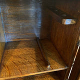 Oak Inlaid Cigar Cabinet