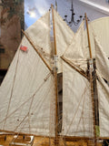 Handcrafted 'Bluenose' Wooden Boat Model