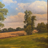 Brittany Gilbert  landscape painting with field