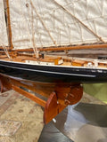 Handcrafted 'Bluenose' Wooden Boat Model