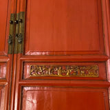 Red Asian Giant Trapezoid Cabinet
