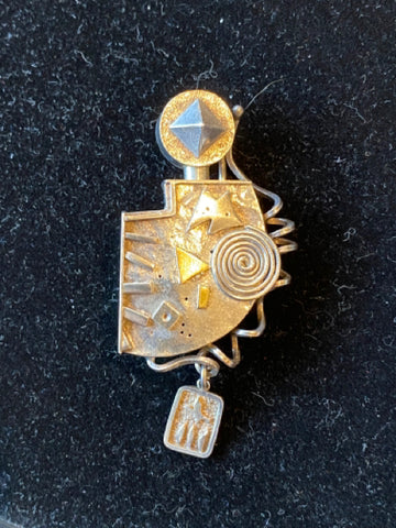 Margaret Frances modernist pin