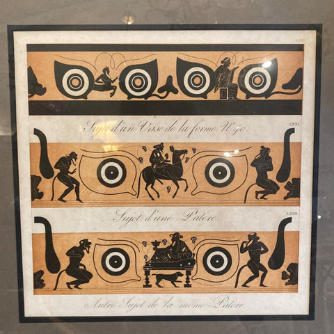 Greco-Roman Framed Plate